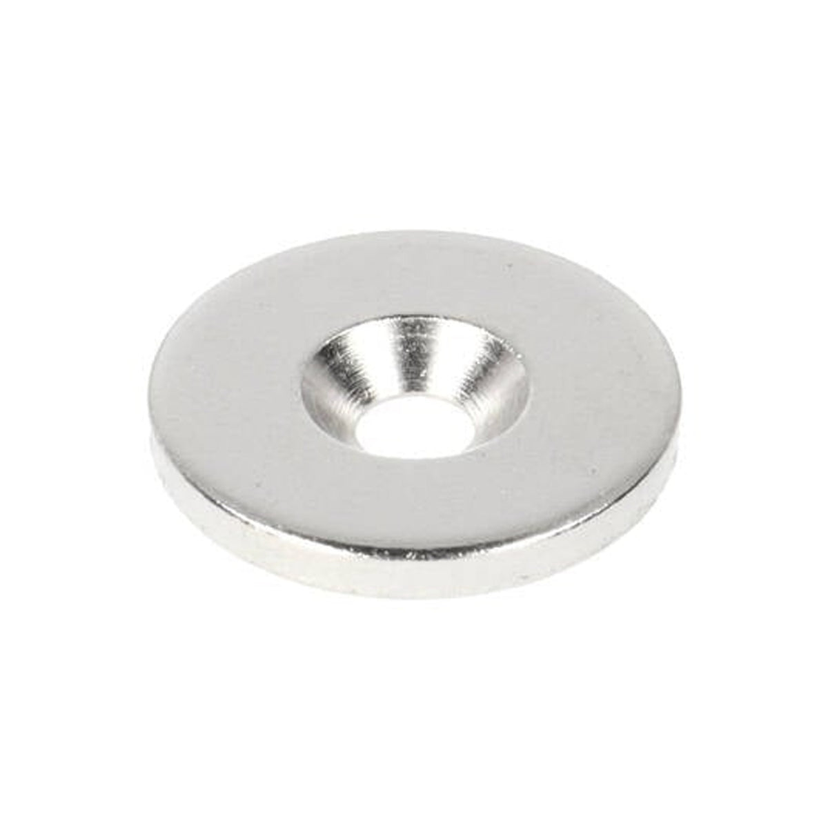 Steel Ring Ø25 x Ø11 x 3 mm with drill/countersink hole (no magnet)
