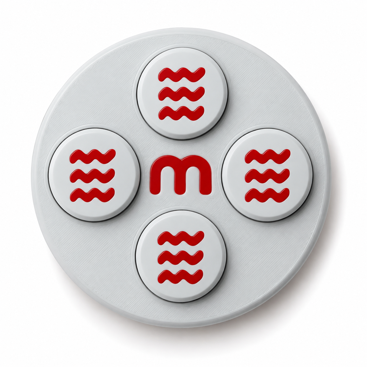 Cycling Race Number Magnets – Steel Grey – Set of 8