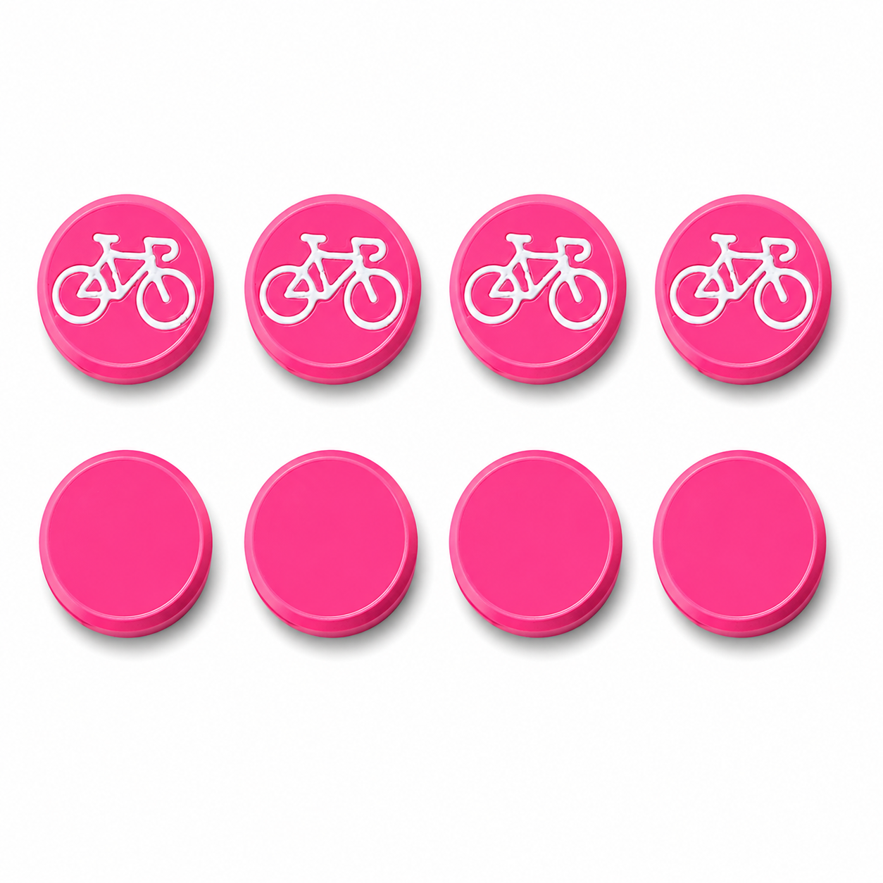 Startnummer Magneten Wielersport – Roze – Set van 8