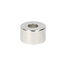 Aimant annulaire en néodyme Ø10 x Ø4 x 6 mm N50 NiCuNi