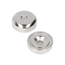 Neodymium Pot Magnet Ø20 x 6 mm N40 NiCuNi Countersunk Hole