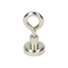 Neodymium Oogmagneet Ø16 x 5 mm N40 stalen pot NiCuNi