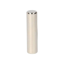 Neodymium Bar Magnet Ø8.9 x 50 mm N48 NiCuNi, diametrically magnetized