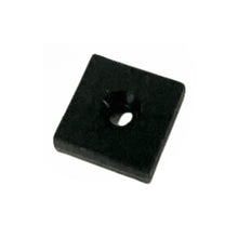 Neodymium Blokmagneet 19 x 19 x 6,4 mm N45 kunststof ommanteld met boor/verzinkgat