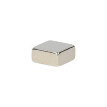 Neodymium Blokmagneet 8 x 8 x 4 mm N45 NiCuNi
