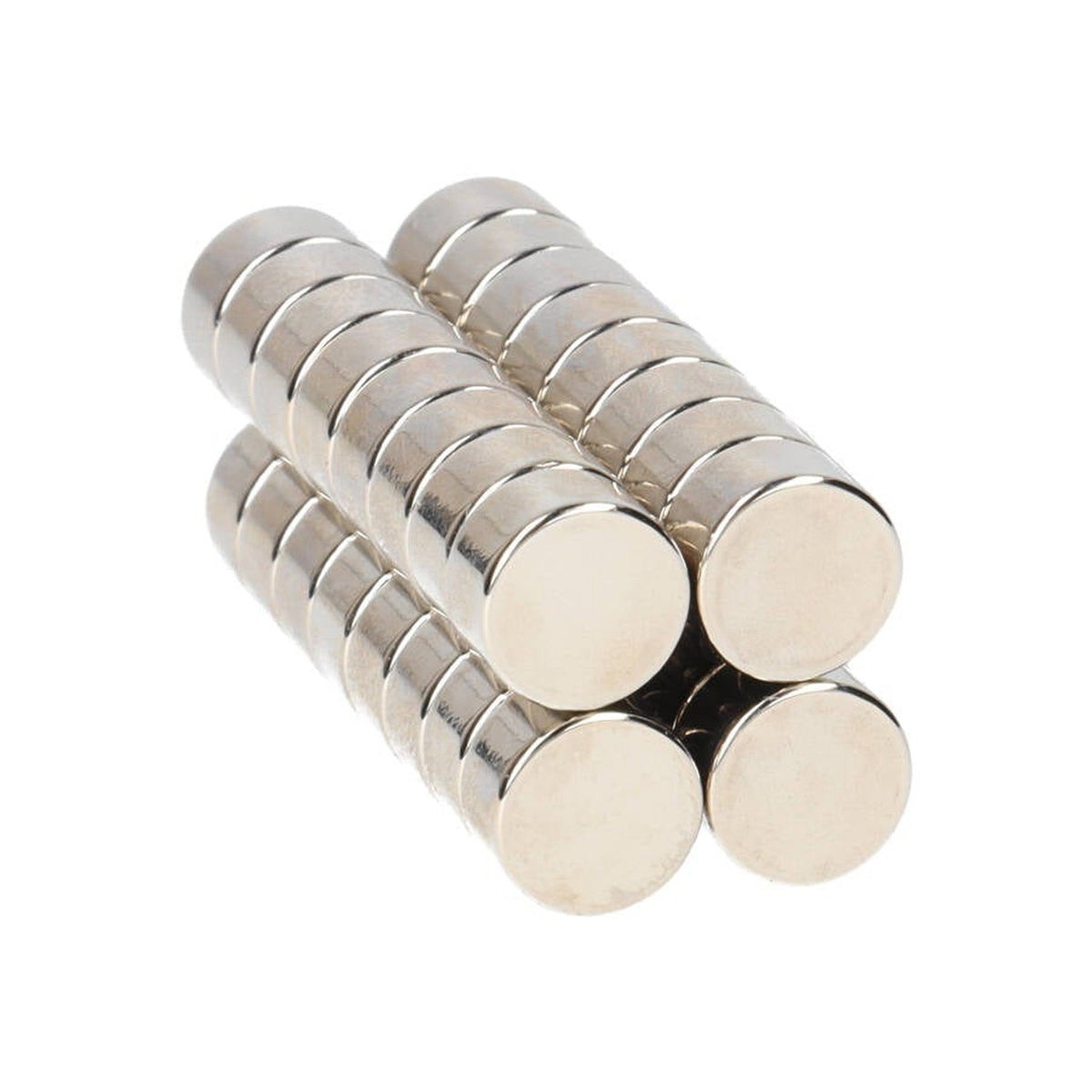 Aimant disque en néodyme Ø 9 x 5 mm N48 NiCuNi