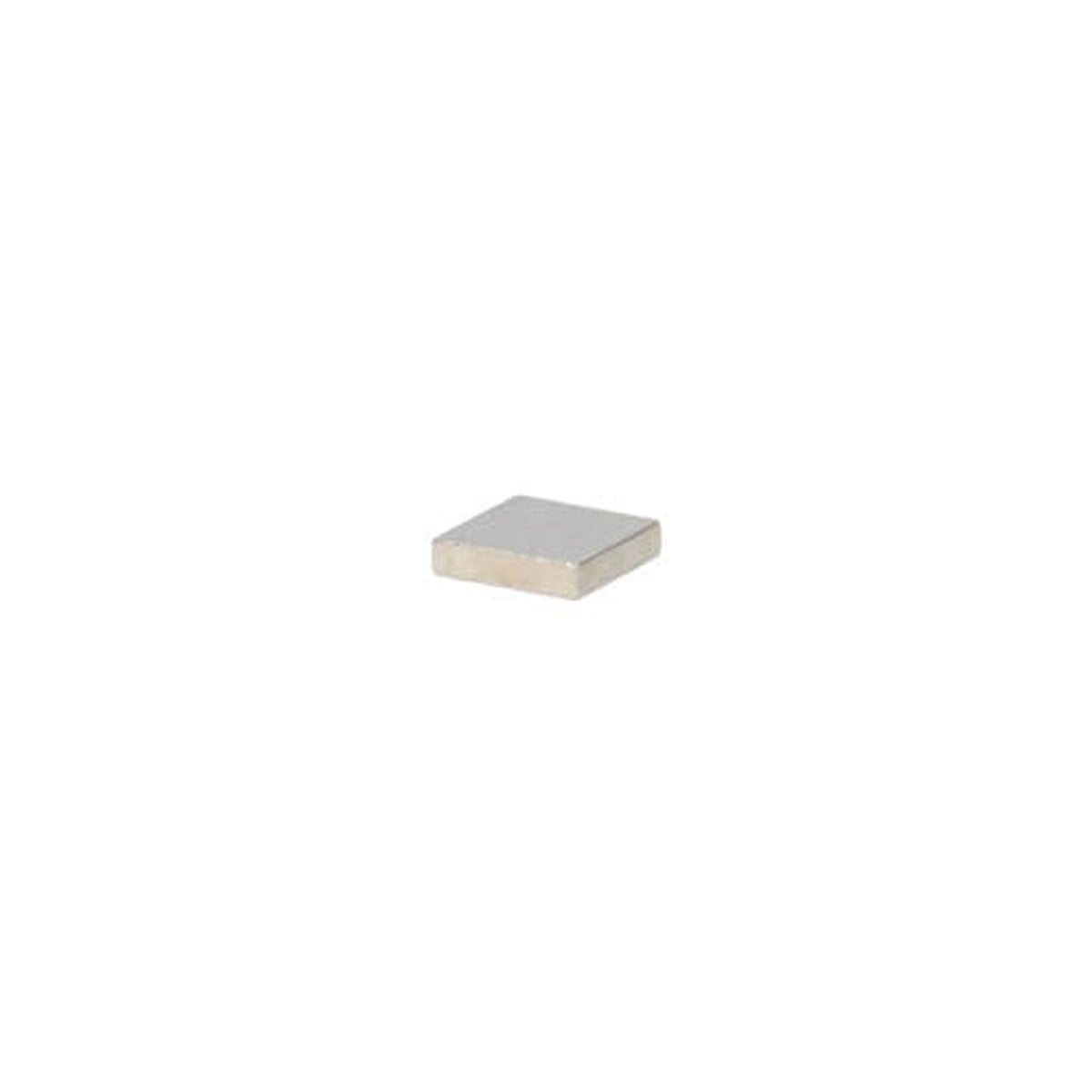 Neodymium Block Magnet 4 x 4 x 0.9 mm N50 NiCuNi