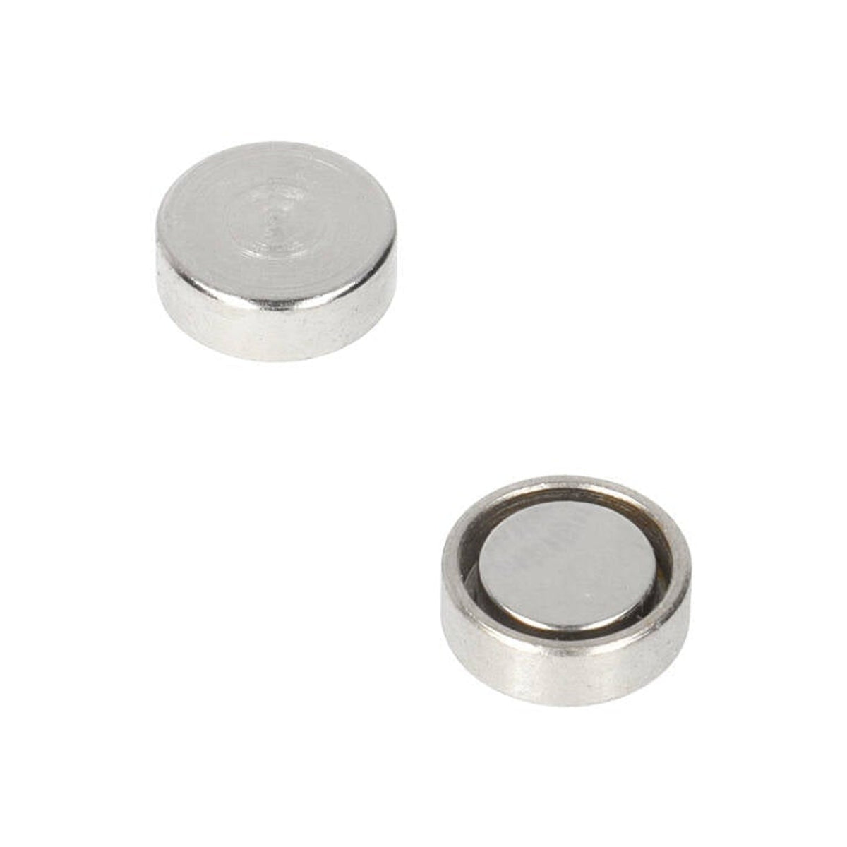 Neodymium Pot Magnet Ø13 x 4.5 mm N38 NiCuNi for gluing