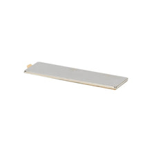 Neodymium Blokmagneet 40 x 12 x 1 mm N45 zelfklevend NiCuNi