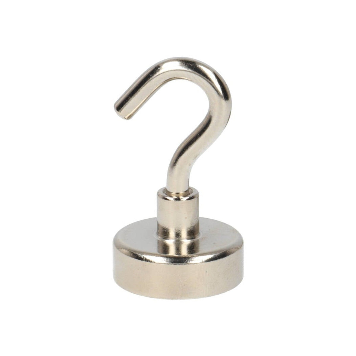 Neodym Hakenmagnet Ø20 x 7 mm N40 Stahltopf NiCuNi