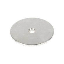 Stalen Ring Ø60 x Ø5,5 x 11 mm met boor-/verzinkgat (geen magneet)