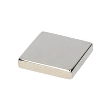 Neodymium Blokmagneet 25 x 25 x 5 mm N45 NiCuNi