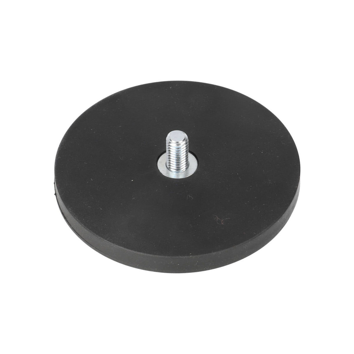 Aimant en caoutchouc au néodyme Ø 88 x 8,5 mm N40, tige filetée M8