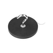 Neodymium Haakmagneet Ø88 x 8 mm N40 stalen pot rubber ommanteld M8