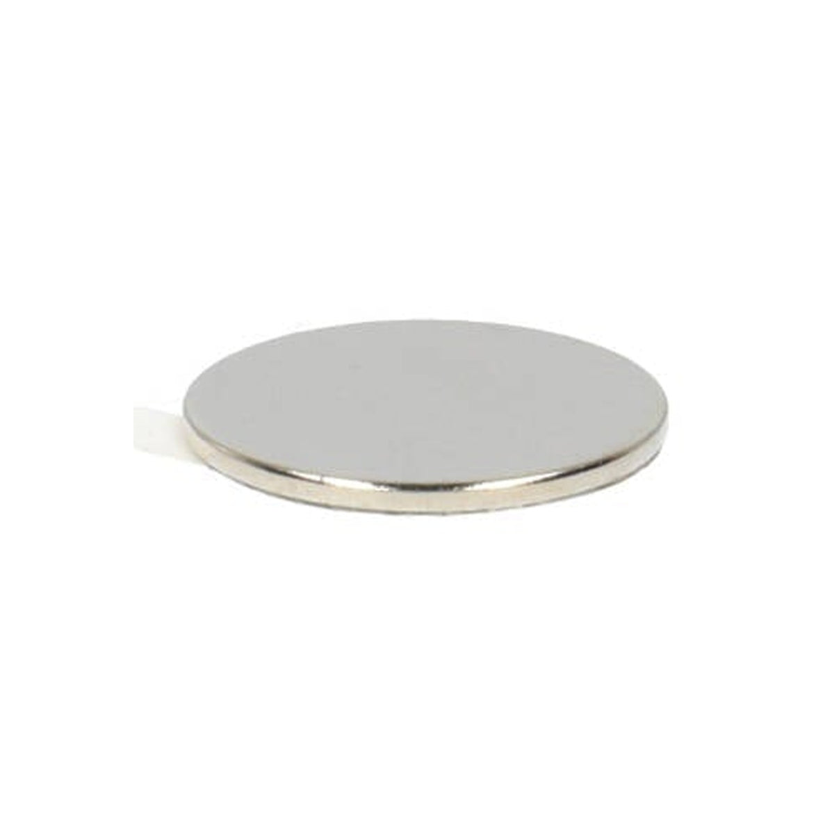 Aimant disque en néodyme Ø 15 x 1 mm N45 NiCuNi autocollant