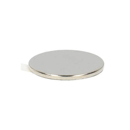 Aimant disque en néodyme Ø 15 x 1 mm N45 NiCuNi autocollant