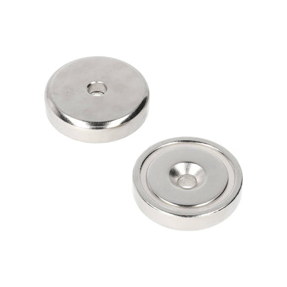 Neodymium Pot Magnet Ø32 x 7 mm N40 NiCuNi