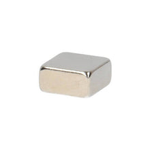 Aimant cubique en néodyme 10 x 10 x 5 mm N50 NiCuNi