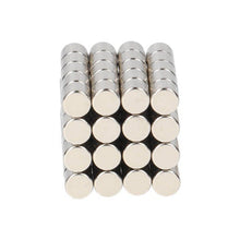 Aimant disque en néodyme Ø 4 x 4 mm N48 NiCuNi