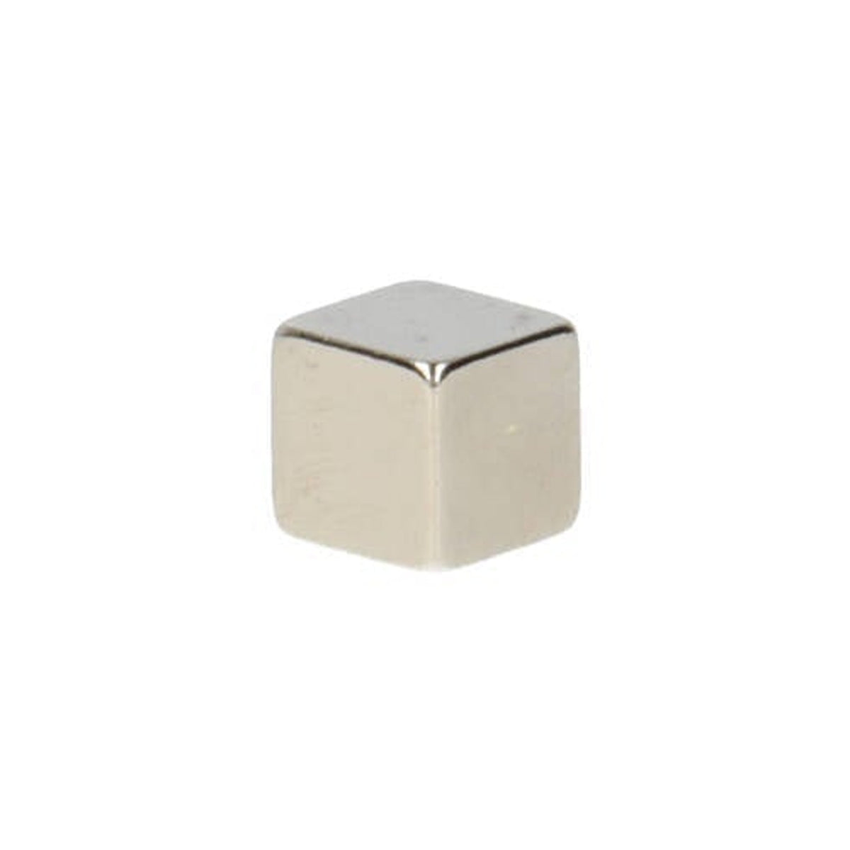 Aimant cube en néodyme 7 x 7 x 7 mm N45 NiCuNi