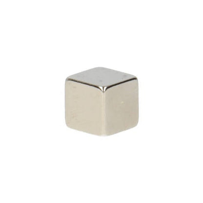 Aimant cube en néodyme 7 x 7 x 7 mm N45 NiCuNi