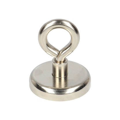 Aimant à œillet en néodyme Ø48 x 12 mm N40 pot en acier NiCuNi