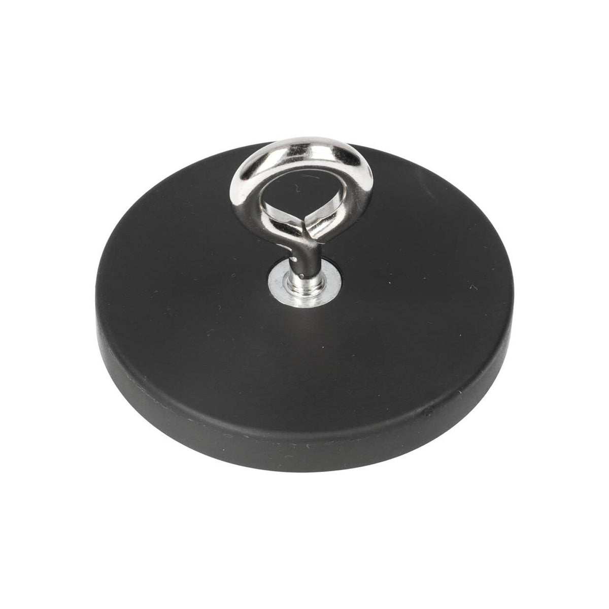 Neodym Gummi-Ösenmagnet Ø66 mm N40 Stahltopf