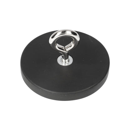 Neodym Gummi-Ösenmagnet Ø66 mm N40 Stahltopf