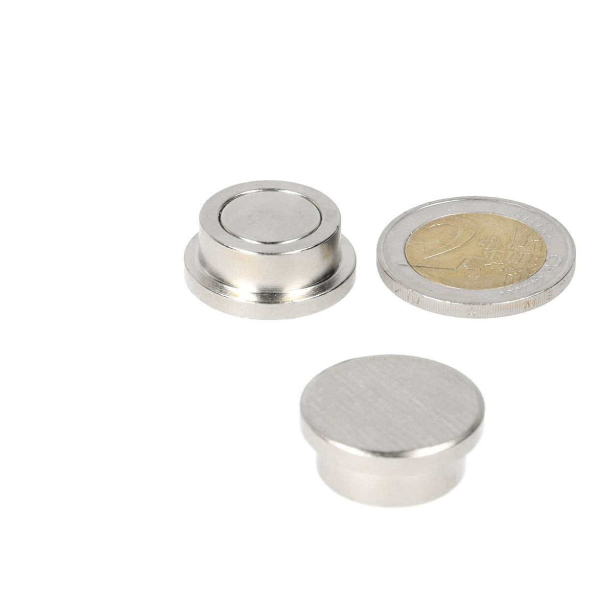 Memomagneet ø22 mm Magneet N48 NiCuNi - Magnetenspecialist Import & Export B.V.