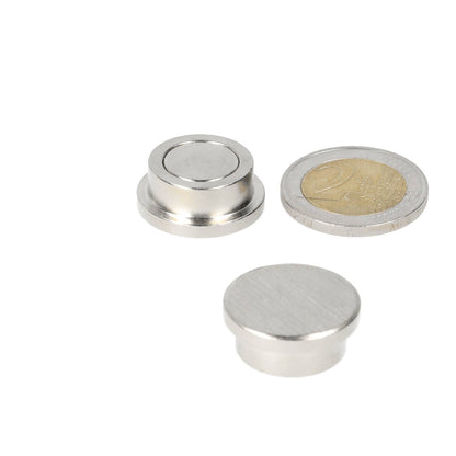 Memomagneet ø22 mm Magneet N48 NiCuNi - Magnetenspecialist Import & Export B.V.