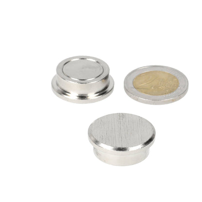 Memomagneet ø25 mm Magneet N48 NiCuNi - Magnetenspecialist Import & Export B.V.