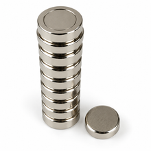 Memoset – 10 memomagneten Ø22 mm voor whiteboard, koelkast en magneetbord