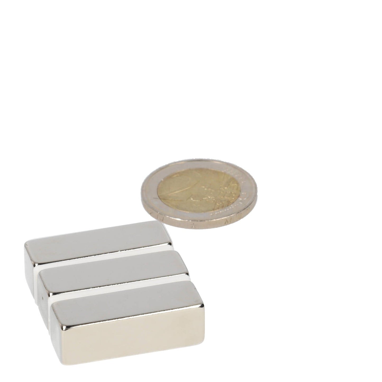 Neodymium Blokmagneet 20 x 10 x 10 mm N40 NicuNi - Magnetenspecialist Import & Export B.V.