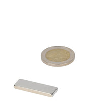 Neodymium Blokmagneet 30 x 10 x 3 mm N45 NiCuNi - Magnetenspecialist Import & Export B.V.