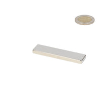 Neodymium Blokmagneet 60 x 15 x 5 mm N45 NiCuNi - Magnetenspecialist Import & Export B.V.