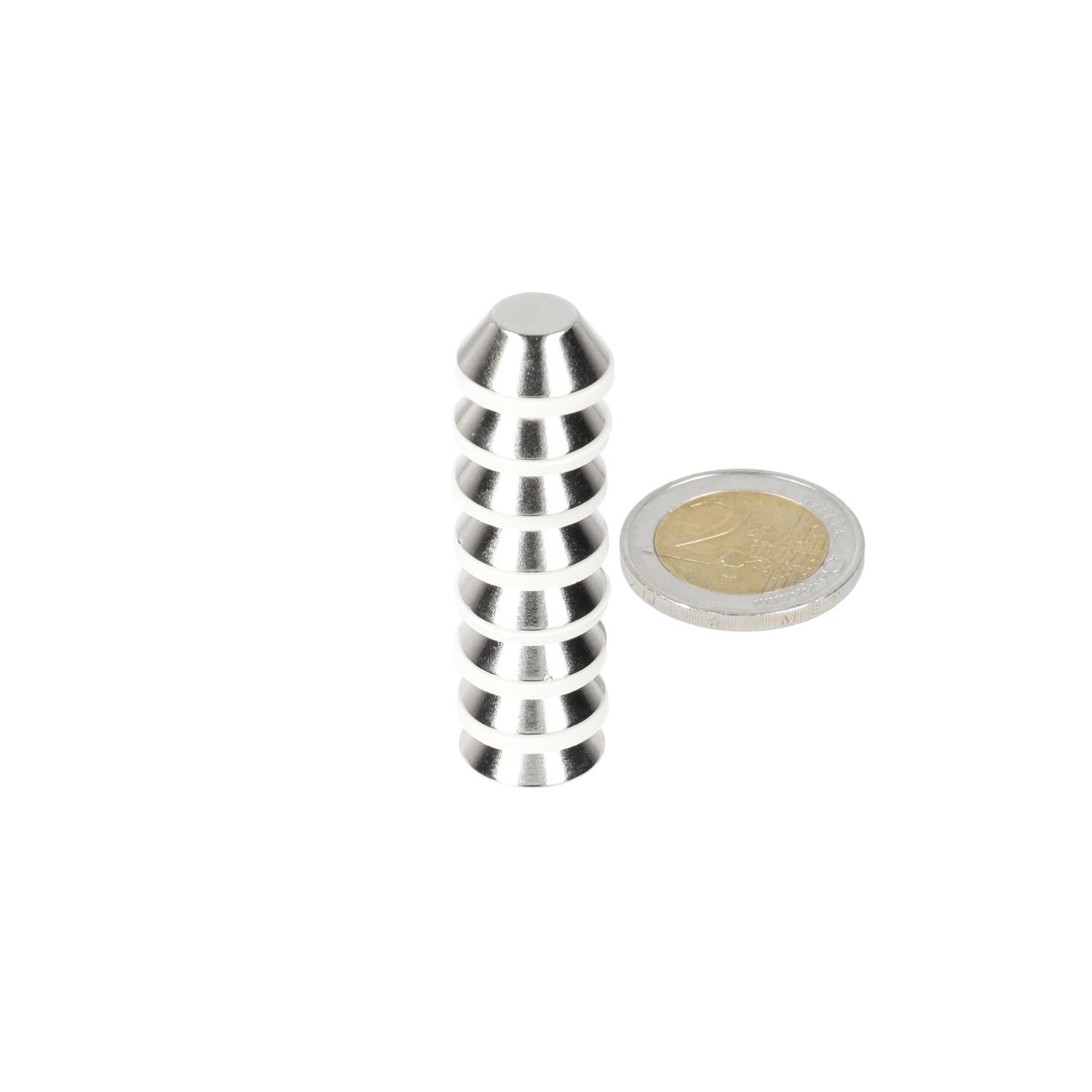 Neodymium Conische magneet 15 x 8 x 5 mm N50 NiCuNi - Magnetenspecialist Import & Export B.V.