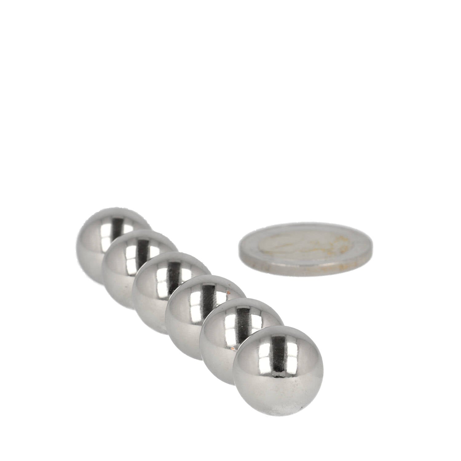Neodymium Kogelmagneet Ø15 mm N48 NiCuNi - Magnetenspecialist Import & Export B.V.