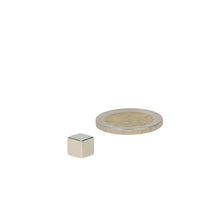 Neodymium Kubusmagneet 7 x 7 x 7 mm N45 NiCuNi - Magnetenspecialist Import & Export B.V.