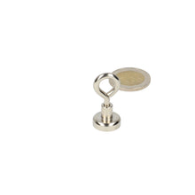 Neodymium Oogmagneet Ø13 x 5 mm N40 Stalen Pot NiCuNi - Magnetenspecialist Import & Export B.V.