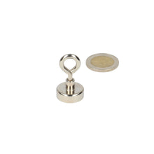 Neodymium Oogmagneet Ø20 x 8 mm N40 Stalen Pot NiCuNi - Magnetenspecialist Import & Export B.V.