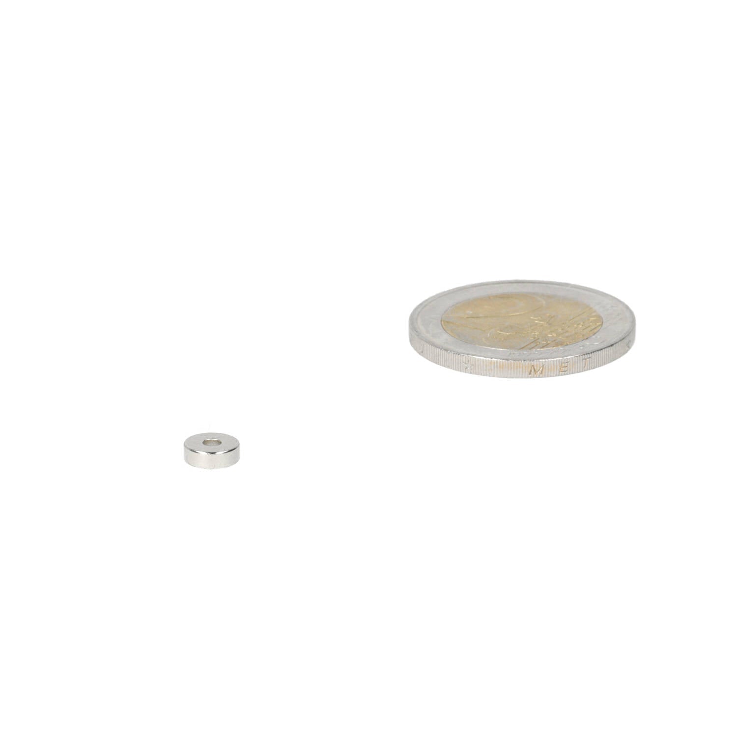 Neodymium Ringmagneet Ø6 x Ø2 x 2 mm N50 NiCuNi - Magnetenspecialist Import & Export B.V.