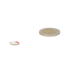 Neodymium Schijfmagneet Ø11 x 1 mm N48 NiCuNi zelfklevend - Magnetenspecialist Import & Export B.V.