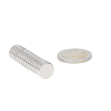 Neodymium Schijfmagneet Ø12 x 3 mm N48 NiCuNi - Magnetenspecialist Import & Export B.V.
