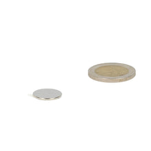 Neodymium Schijfmagneet Ø15 x 1,5 mm N45 NiCuNi zelfklevend - Magnetenspecialist Import & Export B.V.
