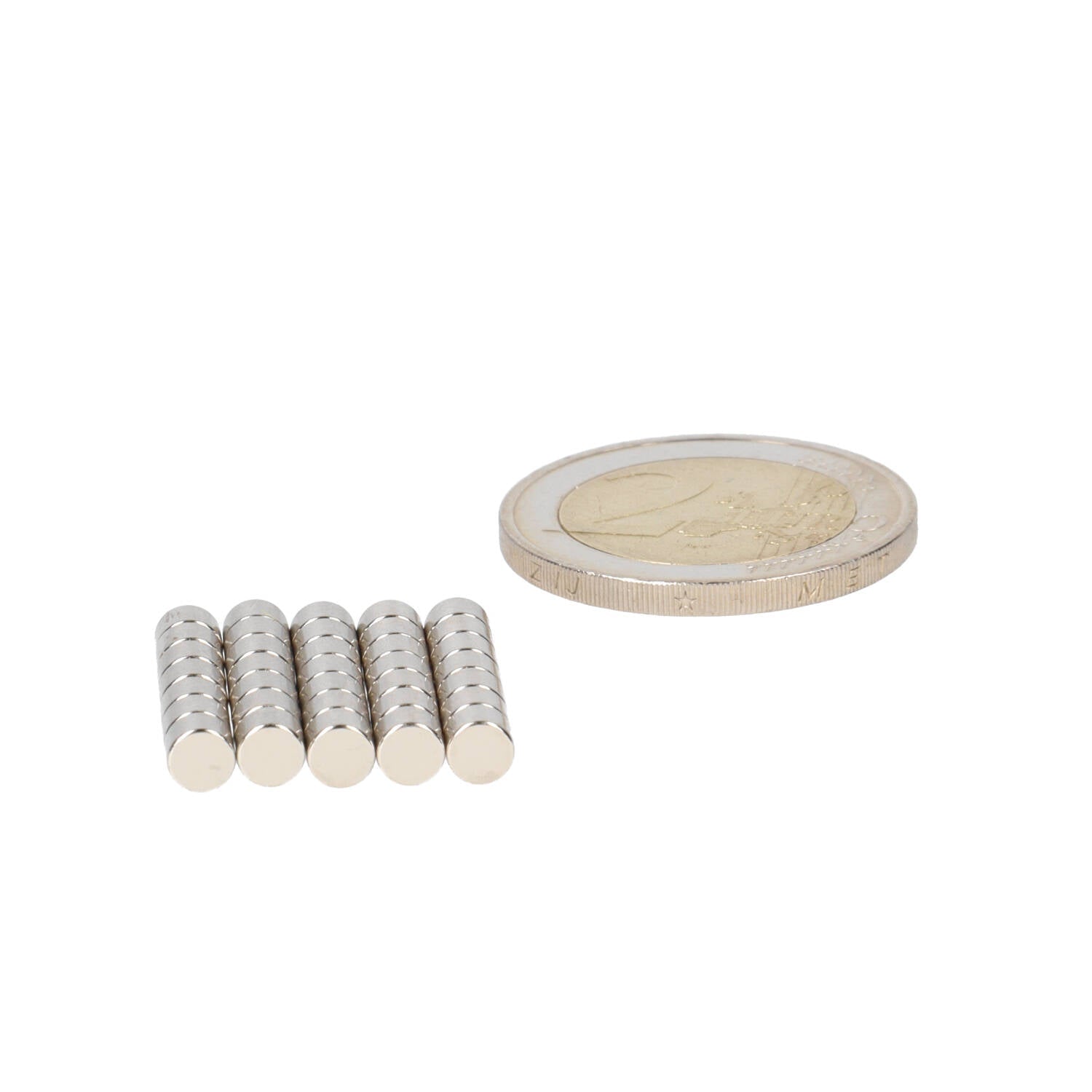 Neodymium Schijfmagneet Ø4 x 3 mm N48 NiCuNi - Magnetenspecialist Import & Export B.V.