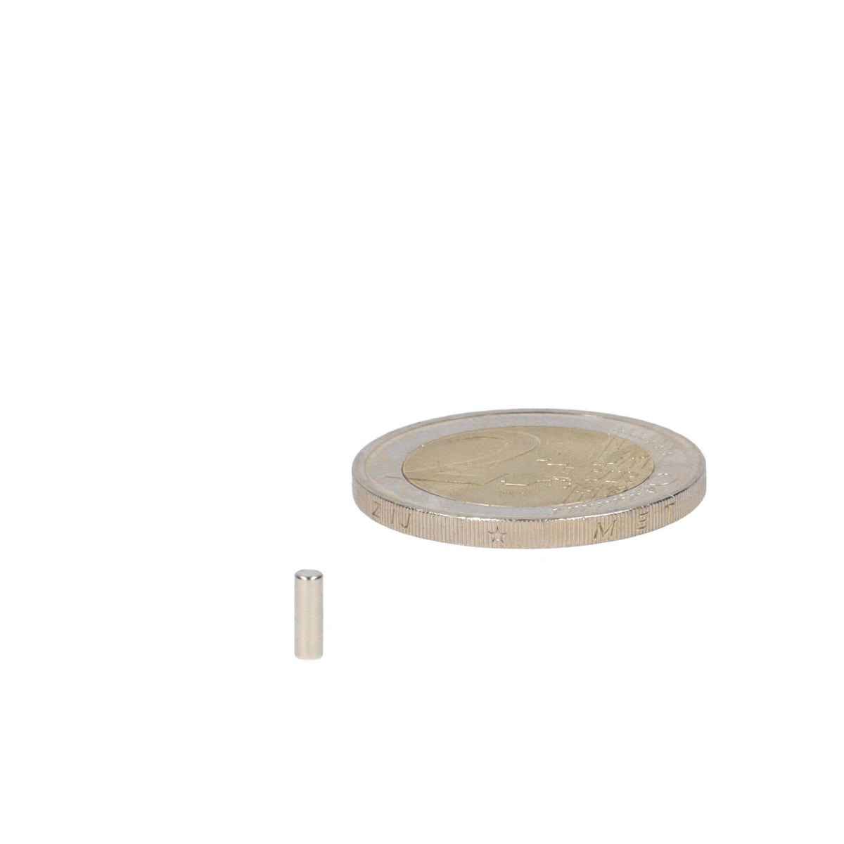 Neodymium Staafmagneet Ø2 x 6 mm N50 NiCuNi - Magnetenspecialist Import & Export B.V.