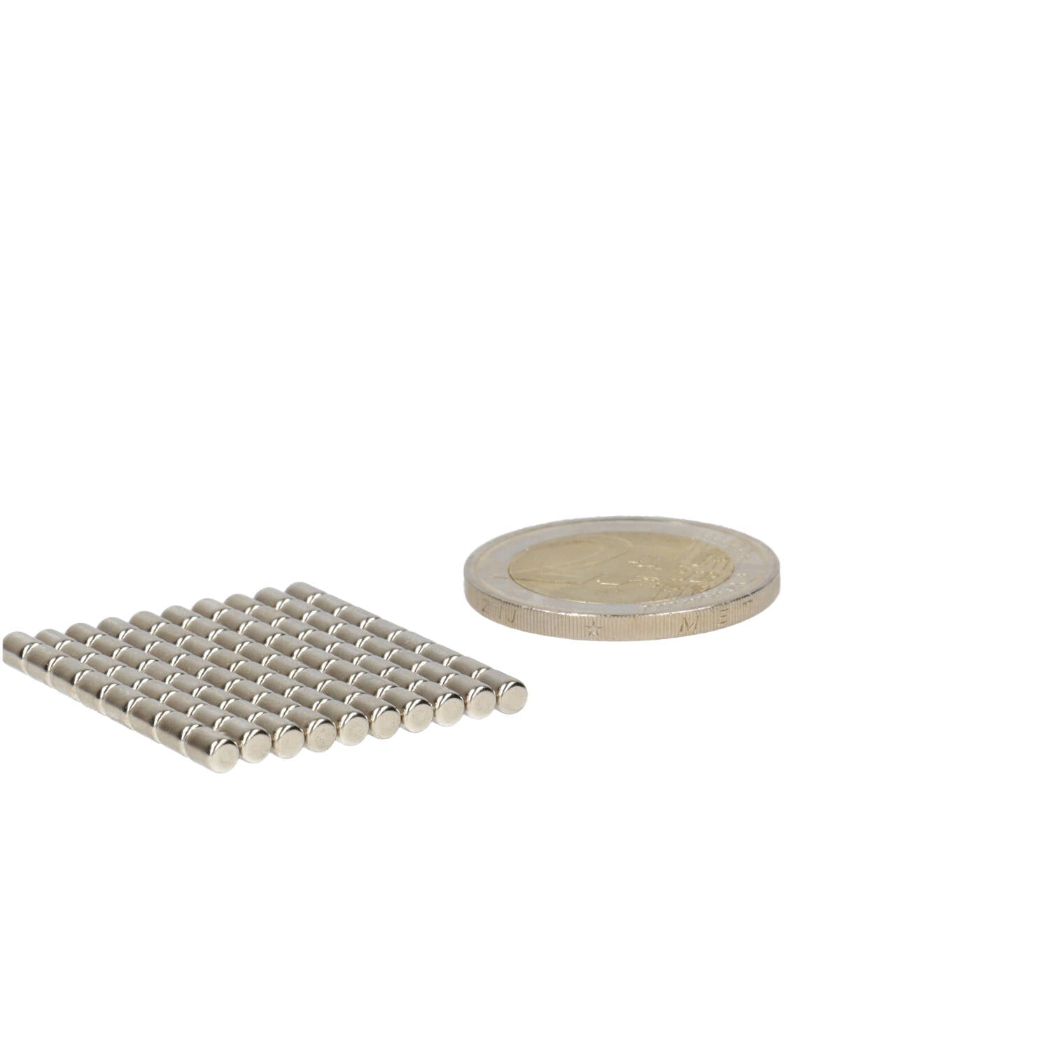 Neodymium Staafmagneet Ø3 x 4 mm N52 NiCuNi - Magnetenspecialist Import & Export B.V.