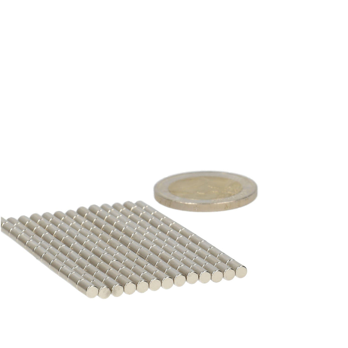 Neodymium Staafmagneet Ø3 x 5 mm N48 NiCuNi - Magnetenspecialist Import & Export B.V.
