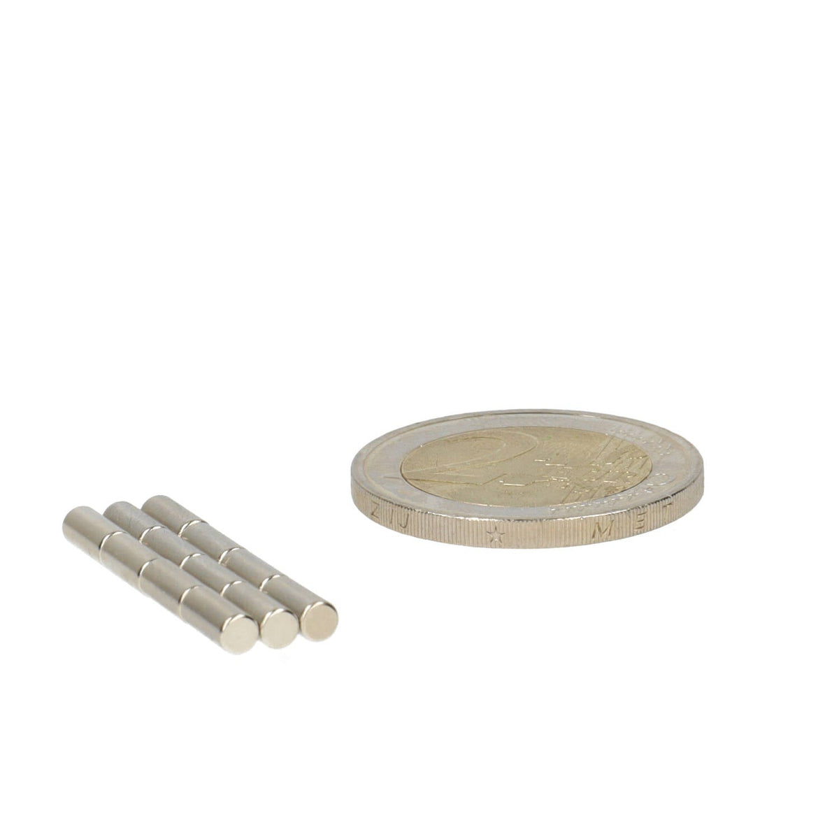 Neodymium Staafmagneet Ø3 x 7 mm N48 NiCuNi - Magnetenspecialist Import & Export B.V.