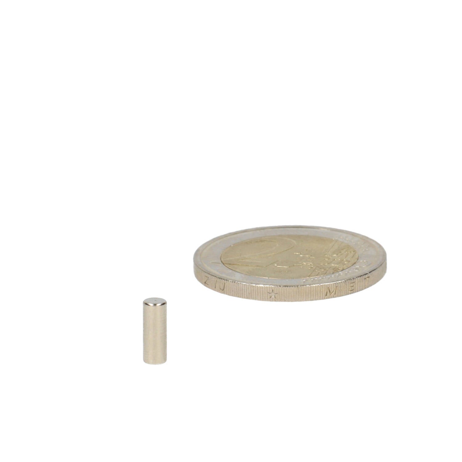 Neodymium Staafmagneet Ø3 x 8 mm N50 NiCuNi - Magnetenspecialist Import & Export B.V.